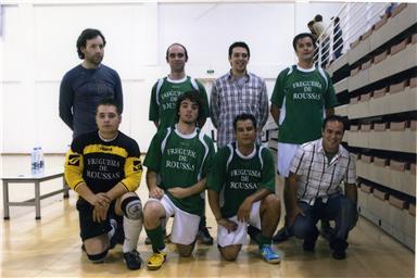 Participação da freguesia de Roussas no torneio de futsal interfreguesias