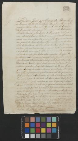 Carta patente de nomeação de Luís de Sousa Gama Capitão da Infantaria Adido ao Estado Maior do Exercito do Brasil