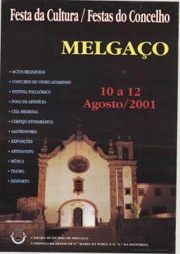 Cartaz da festa de 2001